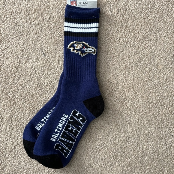 Baltimore Ravens Socks NWT - Picture 2 of 4